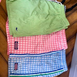 Large lot of 3 swim trunks Mens LARGR Vineyard Vines